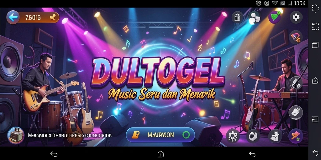 Tampilan gameplay DULTOGEL yang menarik dan penuh warna.
