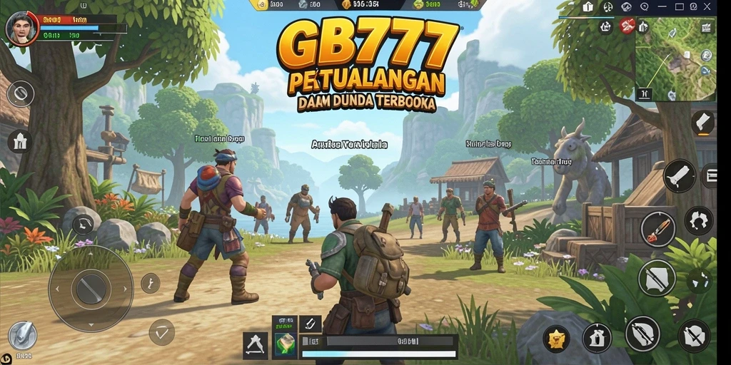 Tampilan gameplay menarik di dunia terbuka GB777 yang penuh petualangan.