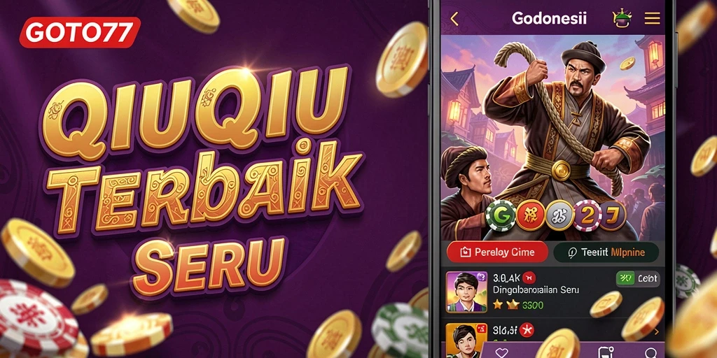 Screenshot gameplay QiuQiu GOTO77 yang mendebarkan.