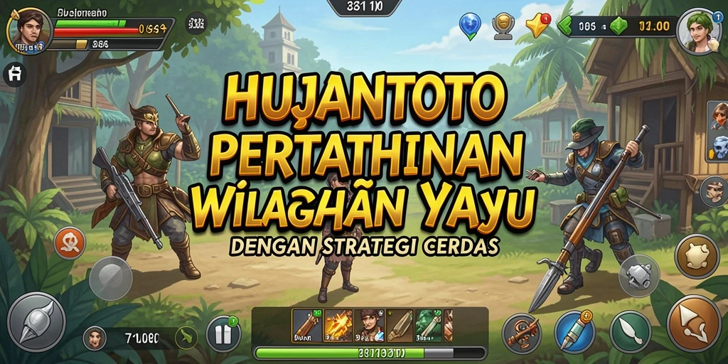 Gameplay seru dari HUJANTOTO dalam pertahanan menara.