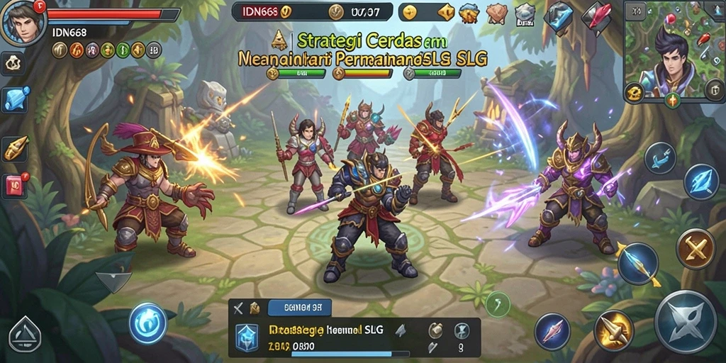 Tampilan gameplay IDN668 dengan grafis dan strategi mendebarkan.