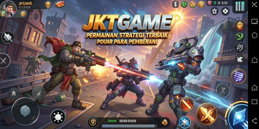 Tampilan gameplay JKTGAME yang menegangkan dan penuh strategi.