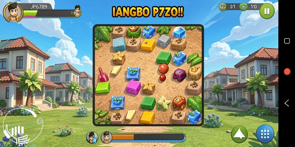 Gameplay seru JP6789 saat menyelesaikan teka-teki Puzzle.