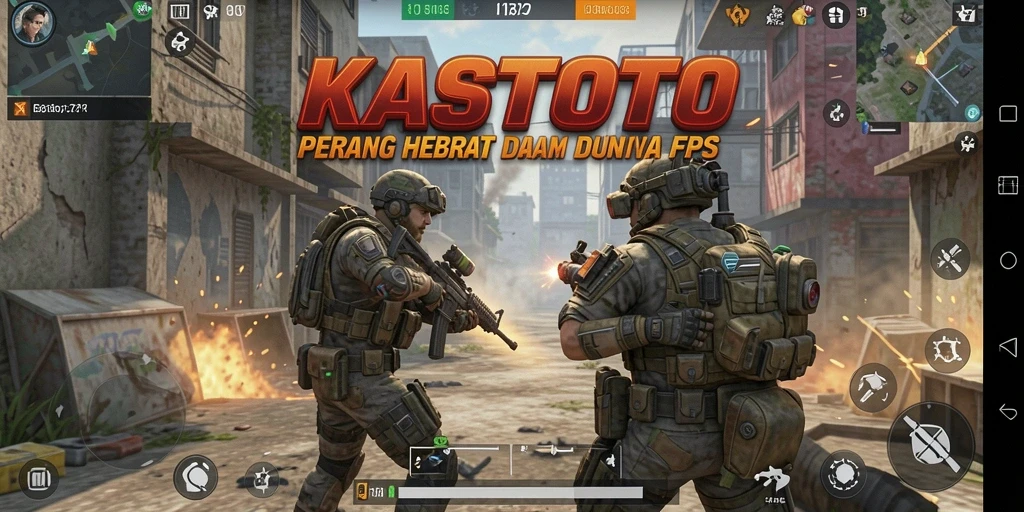 Tampilan dinamis KASTOTO saat pertempuran sengit.