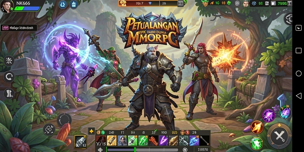 Gameplay seru dan interaksi dinamis dalam NK666.