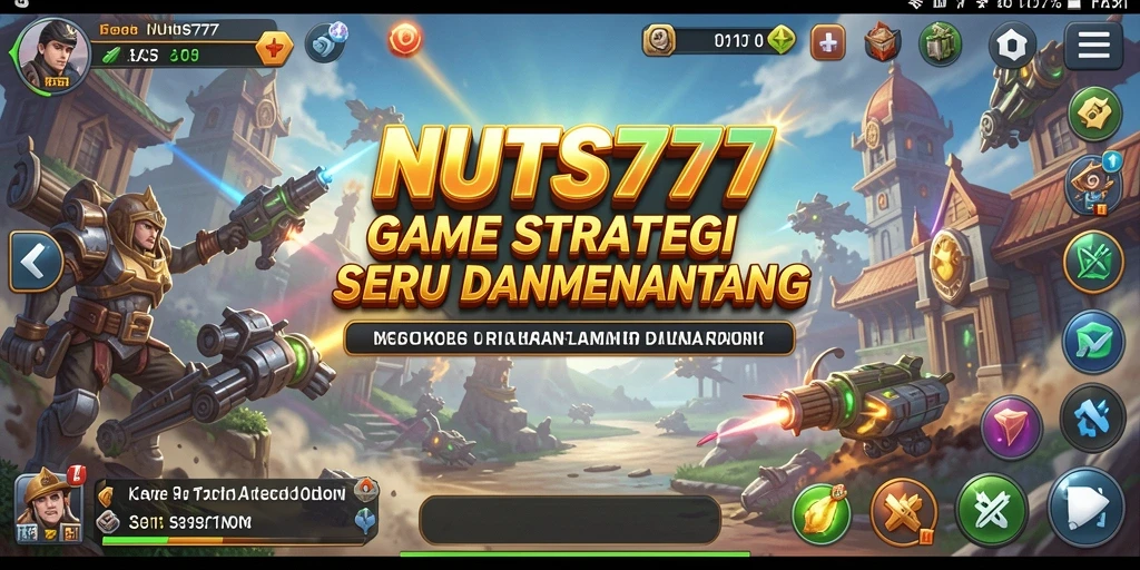 Tampilan gameplay strategis yang menegangkan dari NUTS777.