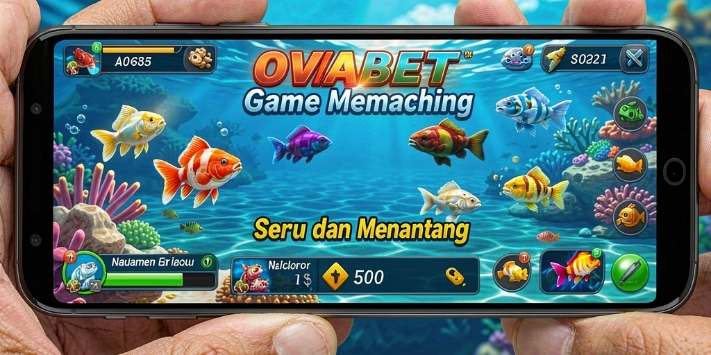 Tangkapan ikan besar dalam gameplay OVABET yang menantang.