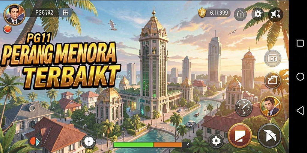 Tampilan gameplay PG11 yang seru dan mendebarkan.