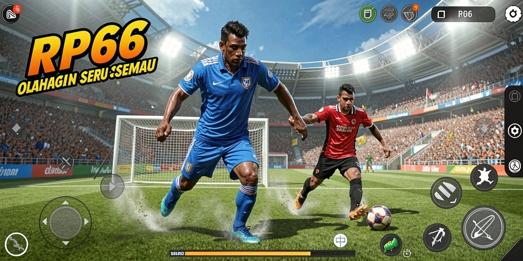 Tampilan menarik gameplay RP66 dengan aksi olahraga seru.