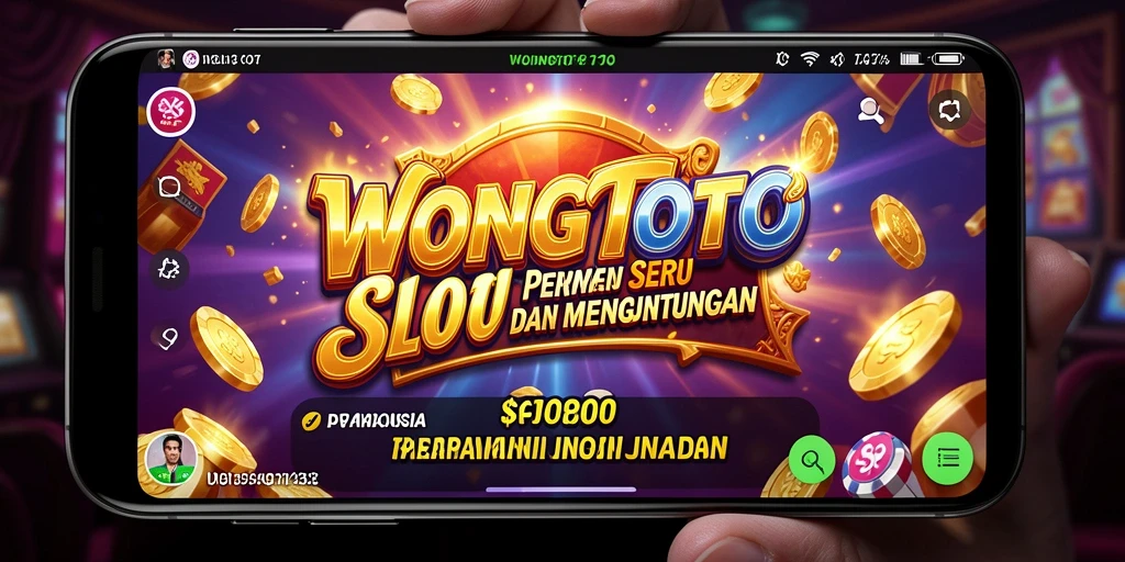 Screenshot gameplay WONGTOTO menampilkan slot yang menarik dan interaktif.